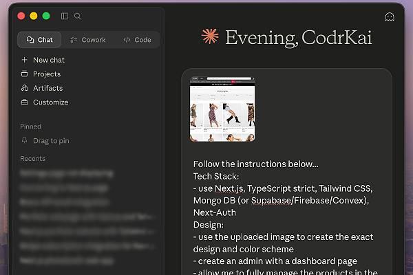 How I Prompt My Web App Designs