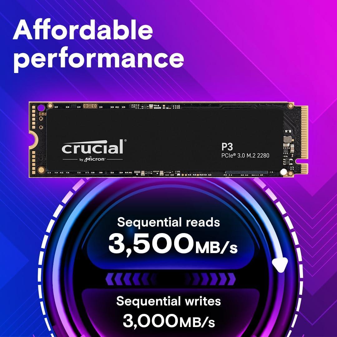 500GB NVMe Gen3 M.2 SSD